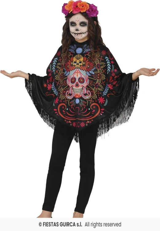 stroj-dzieciecy-poncho-martwej-meksykanki