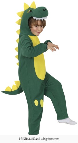 Strój Dziecięcy Zielony Dinozaur