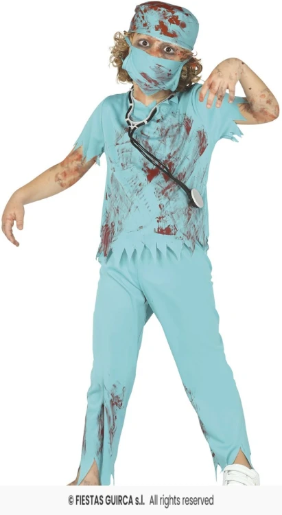 Strój Dziecięcy Lekarz Zombie
