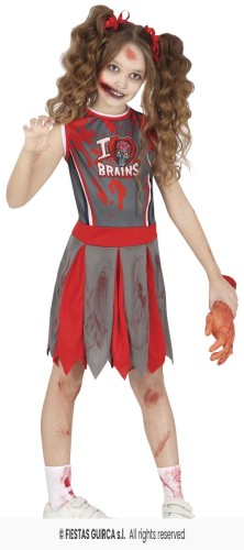 Strój Dziecięcy Upiorna Cheerleaderka