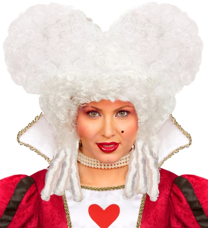 Peruka Barokowa Biała Duża