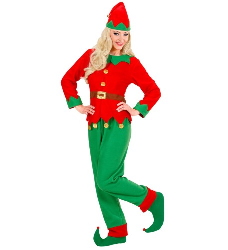 Strój Kobiety Elf W Spodniach