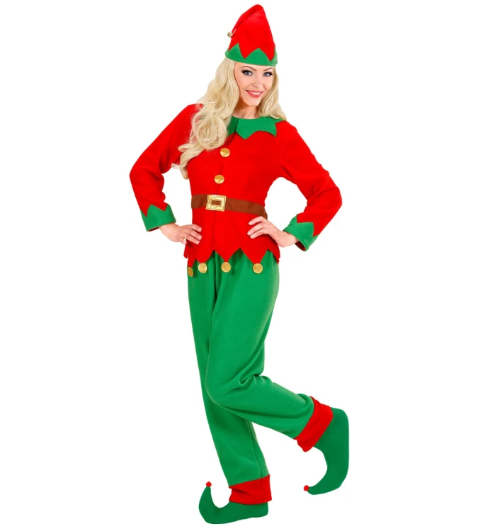 Strój Kobiety Elf W Spodniach