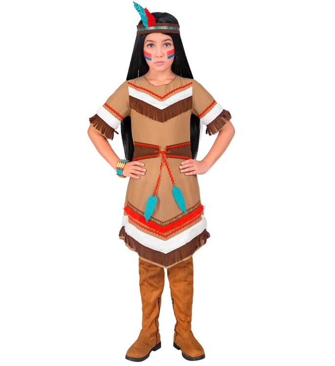 stroj-dzieciecy-indianka-rdzenna