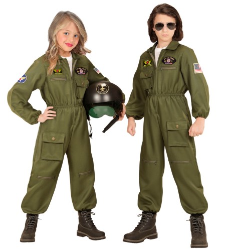 Strój Dziecięcy Pilot Wojskowy