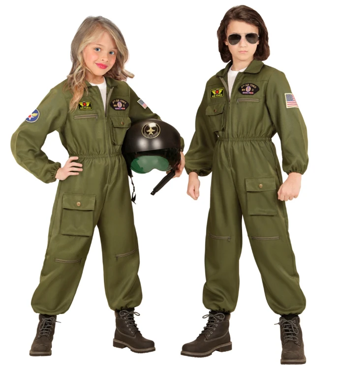Strój Dziecięcy Pilot Wojskowy