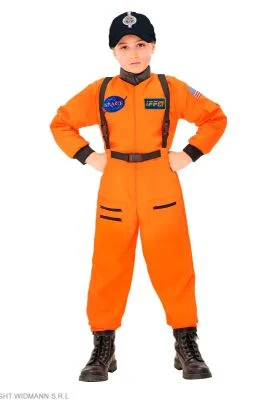 Strój Dziecięcy Astronauta Pomarańczowy