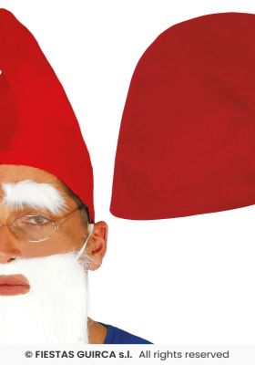 Czapka Krasnala Czerwona