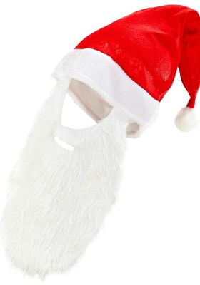 Czapka z Brodą Mikołaja