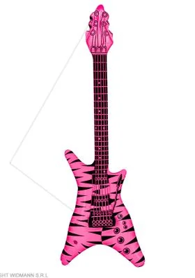Dmuchana Gitara Rock Różowa