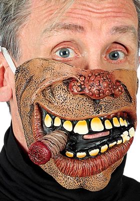 Maska Zęby Usta Z Cygarem