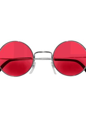 Okulary Czerwone Lata 70