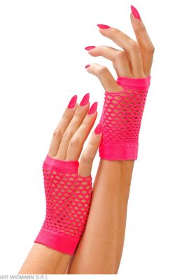 Rękawiczki Różowe Neonowe
