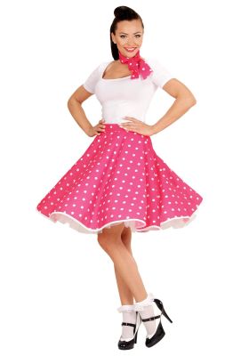 Spódniczka i Apaszka w Groszki Różowa