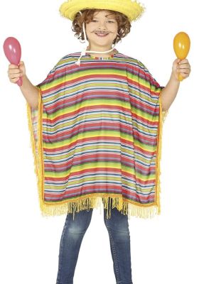 Strój Dziecięcy Poncho Meksykańskie
