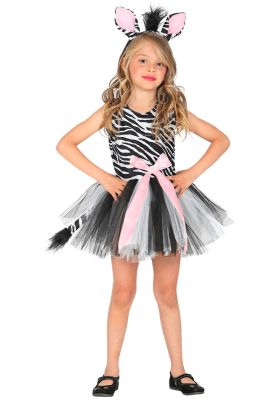 Strój Dziecięcy Zebra Sukienka