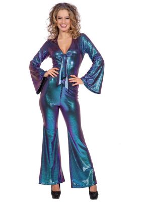 Strój Disco Kombinezon Niebieski