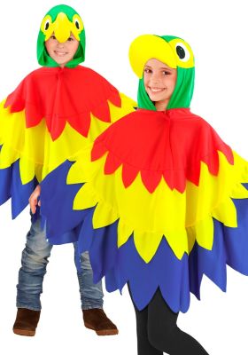 Strój Dziecięcy Papuga Poncho