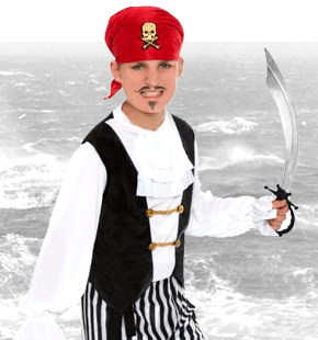 Strój Pirata dla Chłopca Przebrania Pirackie dla Dzieci
